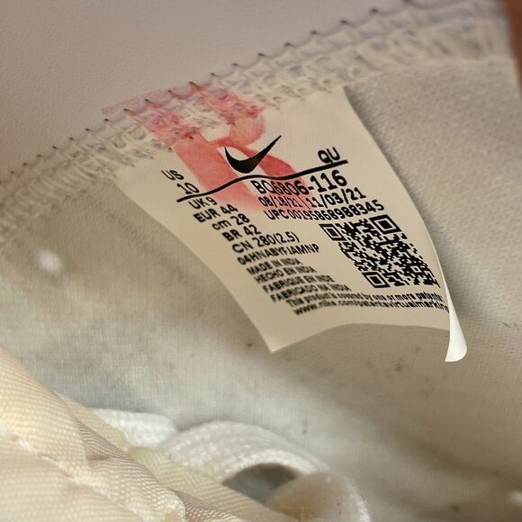 Nike Blazer Mid ‘77 Vintage 'White Chlorophyll Black' Size 10 BQ6806-116 B-Grade - Picture 9 of 11